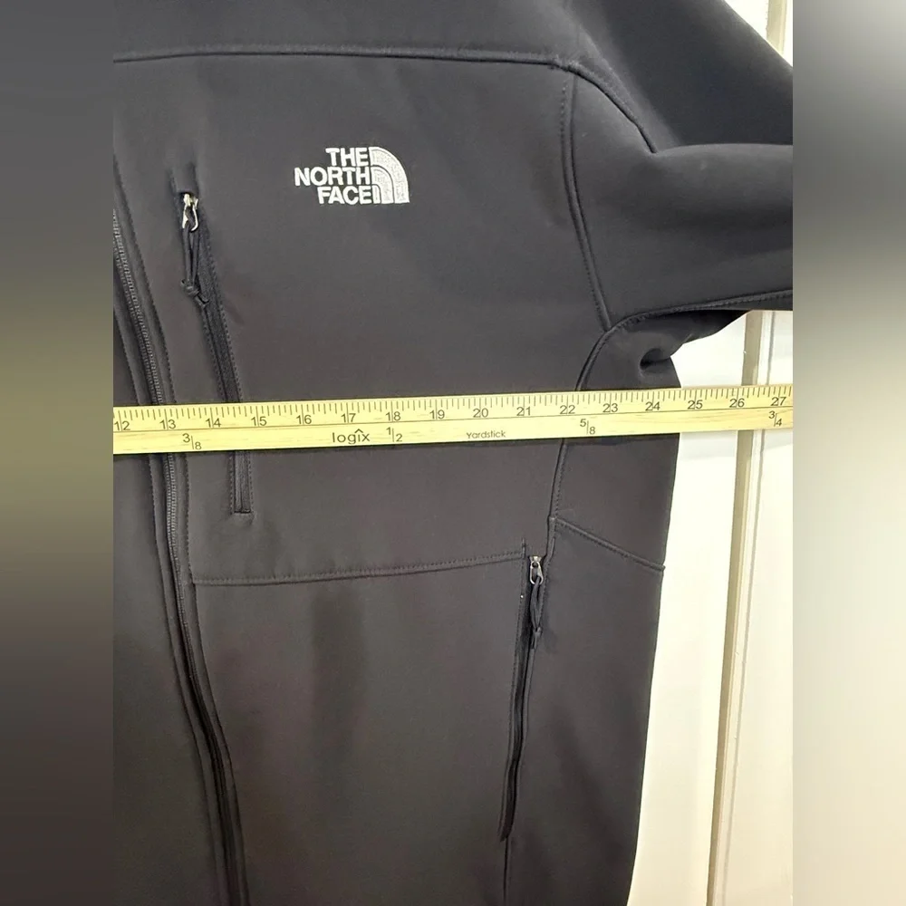 The North Face Men’s XL Black Softshell Jacket Full Zip Fleece Lined